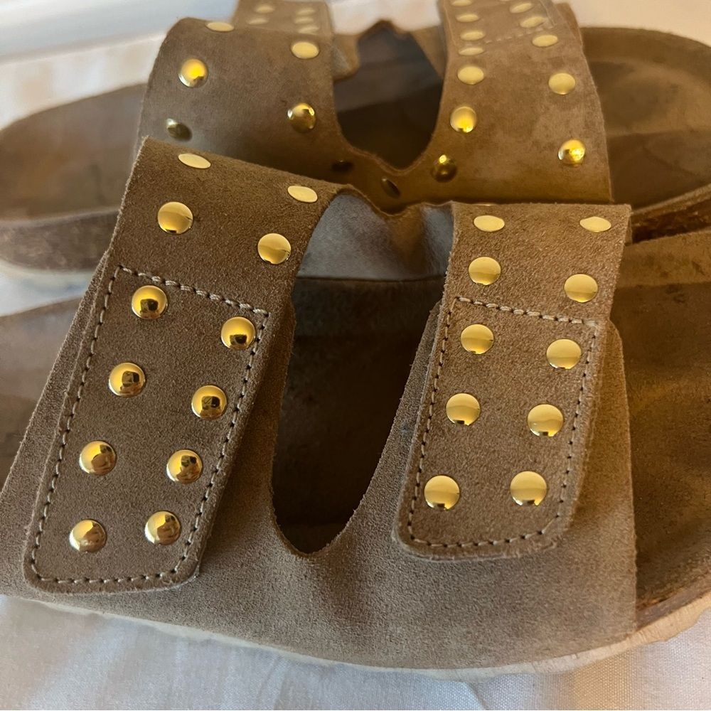 Autenti Leather Sandals Size 38 EU — 7/7.5 US - Picture 2 of 14
